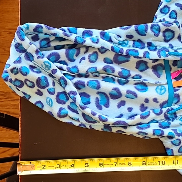 Fleece Hoodie Long Sleeping Shirt - Picture 5 of 8